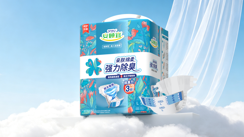 安顧宜親膚搭扣式紙尿褲-