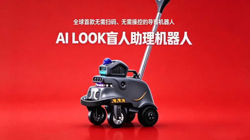 AI LOOK盲人助理機器人-